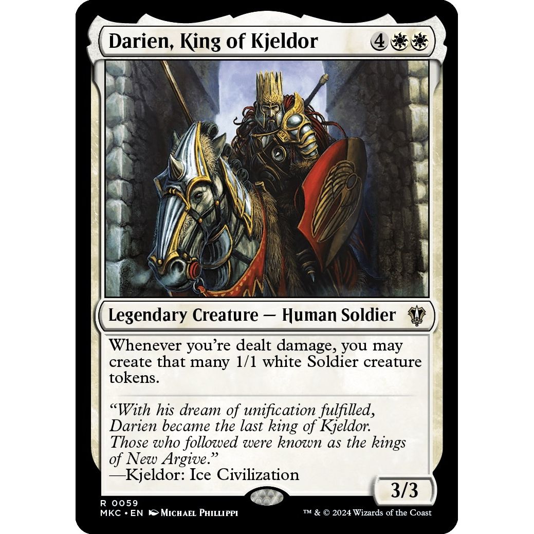 Image for Darien, King of Kjeldor (59) (MKC) - Magic: The Gathering