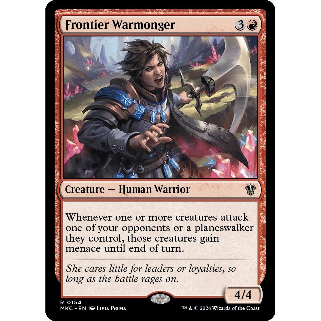 Image for Frontier Warmonger (154) (MKC) - Magic: The Gathering