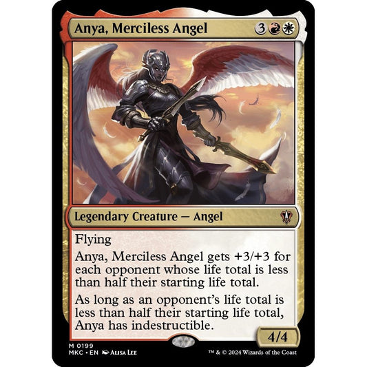 Image for Anya, Merciless Angel (199) (MKC) - Magic: The Gathering