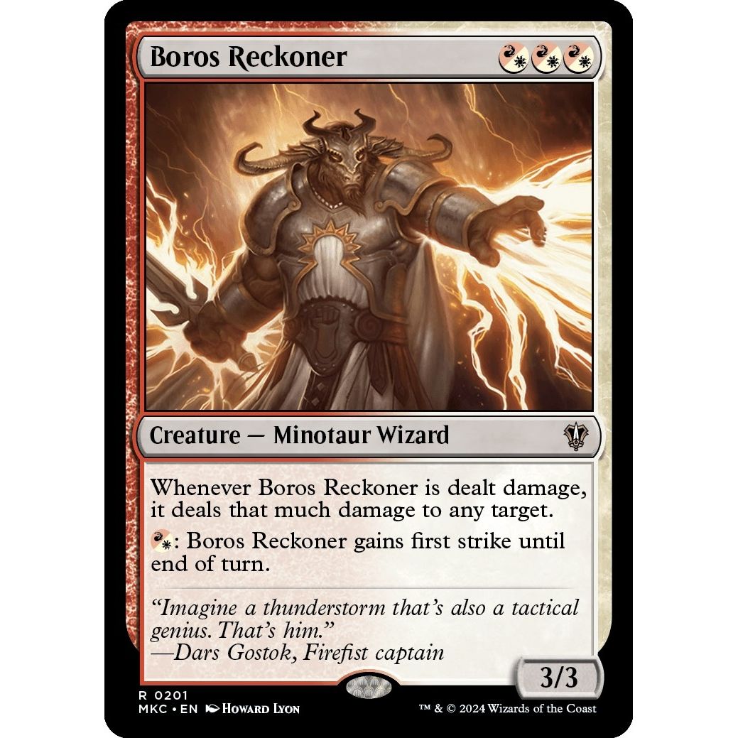 Image for Boros Reckoner (201) (MKC) - Magic: The Gathering