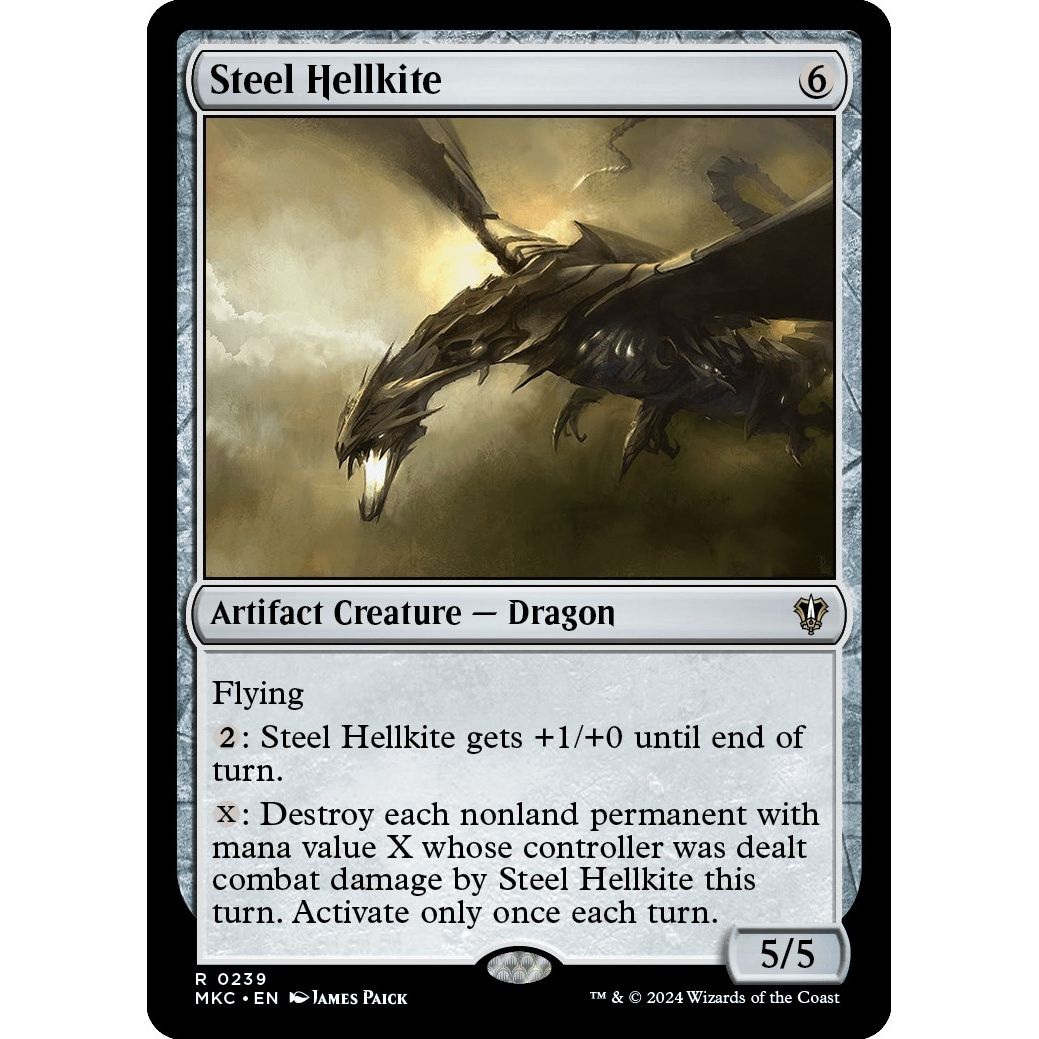 Image for Steel Hellkite (239) (MKC) - Magic: The Gathering