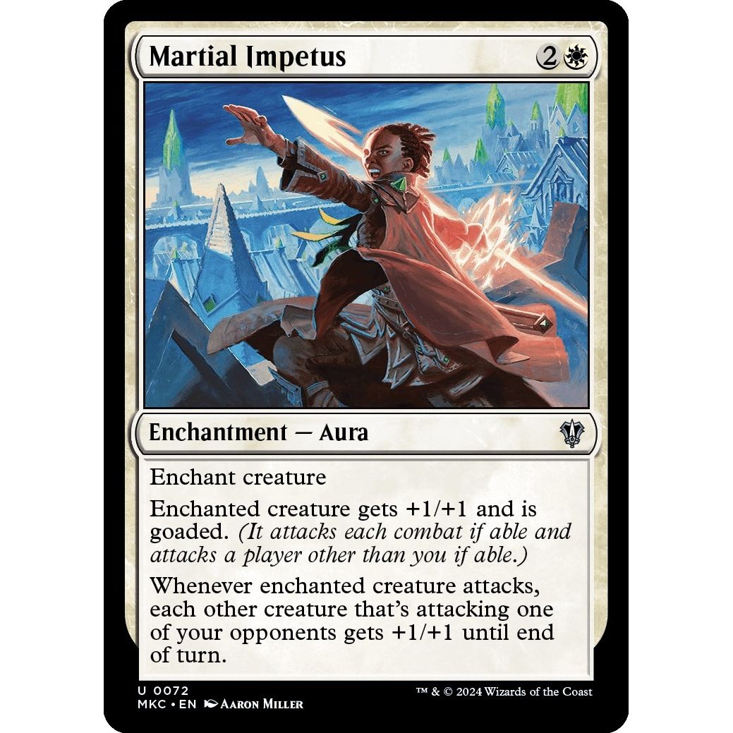 Image for Martial Impetus (72) (MKC) - Magic: The Gathering