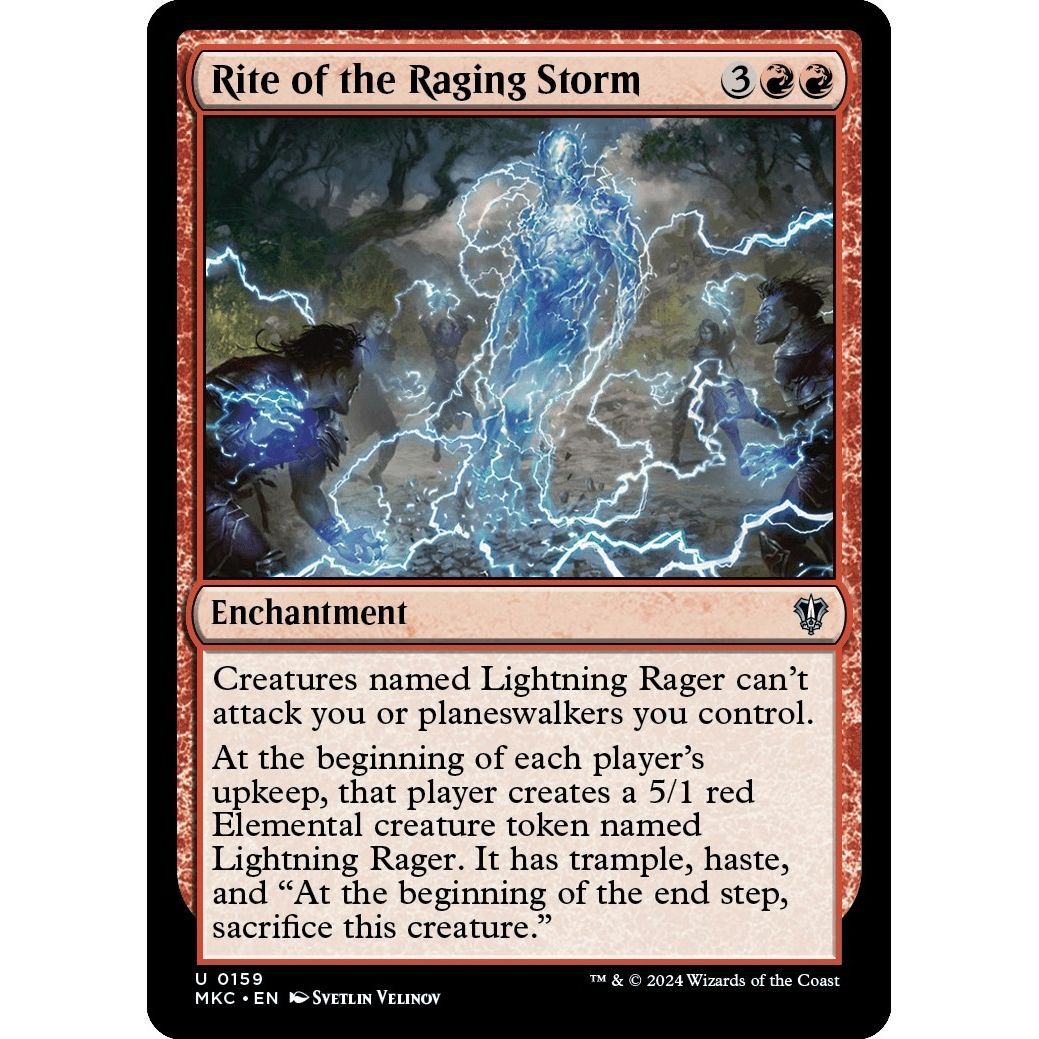 Image for Rite of the Raging Storm (159) (MKC) - Magic: The Gathering