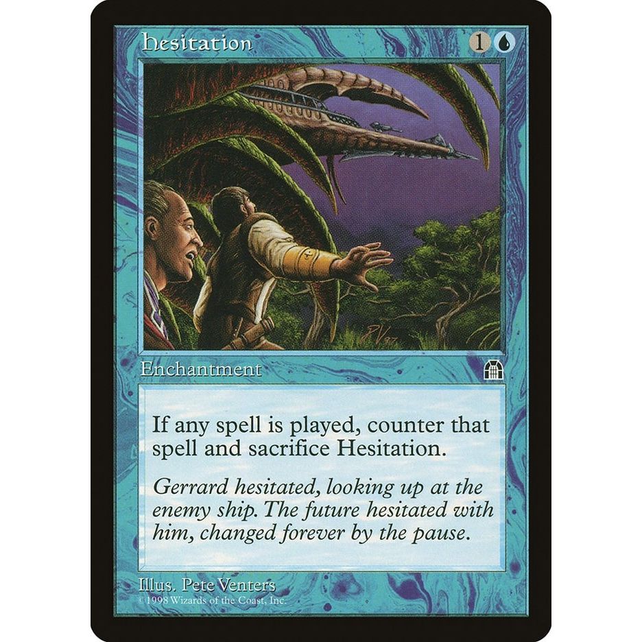 Image for Hesitation (STH) - Magic: The Gathering