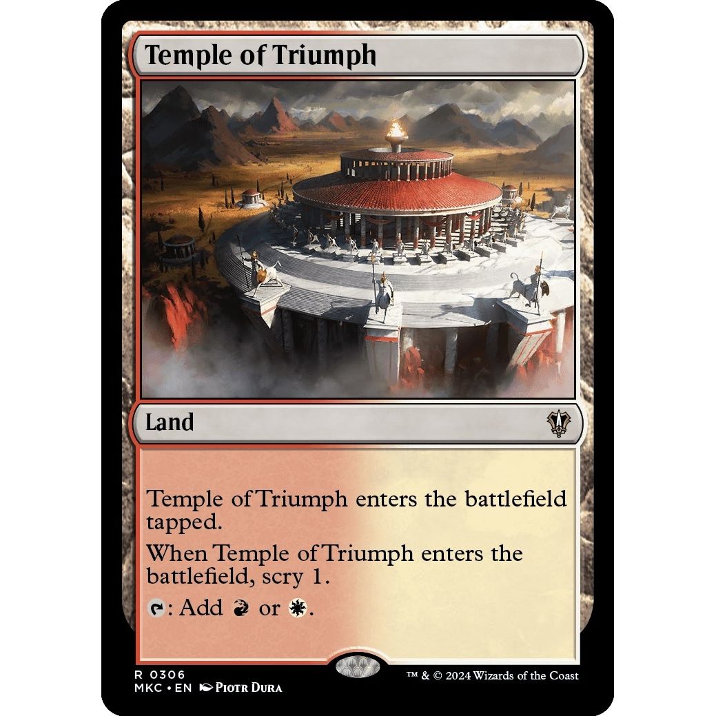 Image for Temple of Triumph (306) (MKC) - Magic: The Gathering