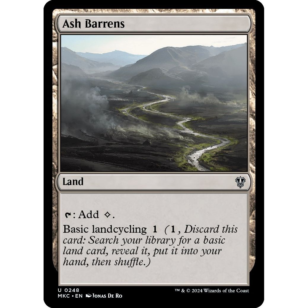 Image for Ash Barrens (248) (MKC) - Magic: The Gathering