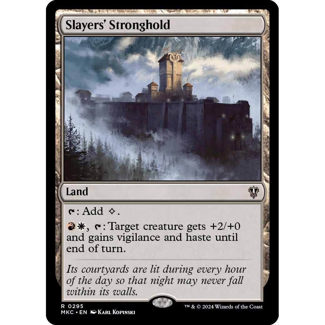 Image for Slayers' Stronghold (295) (MKC) - Magic: The Gathering