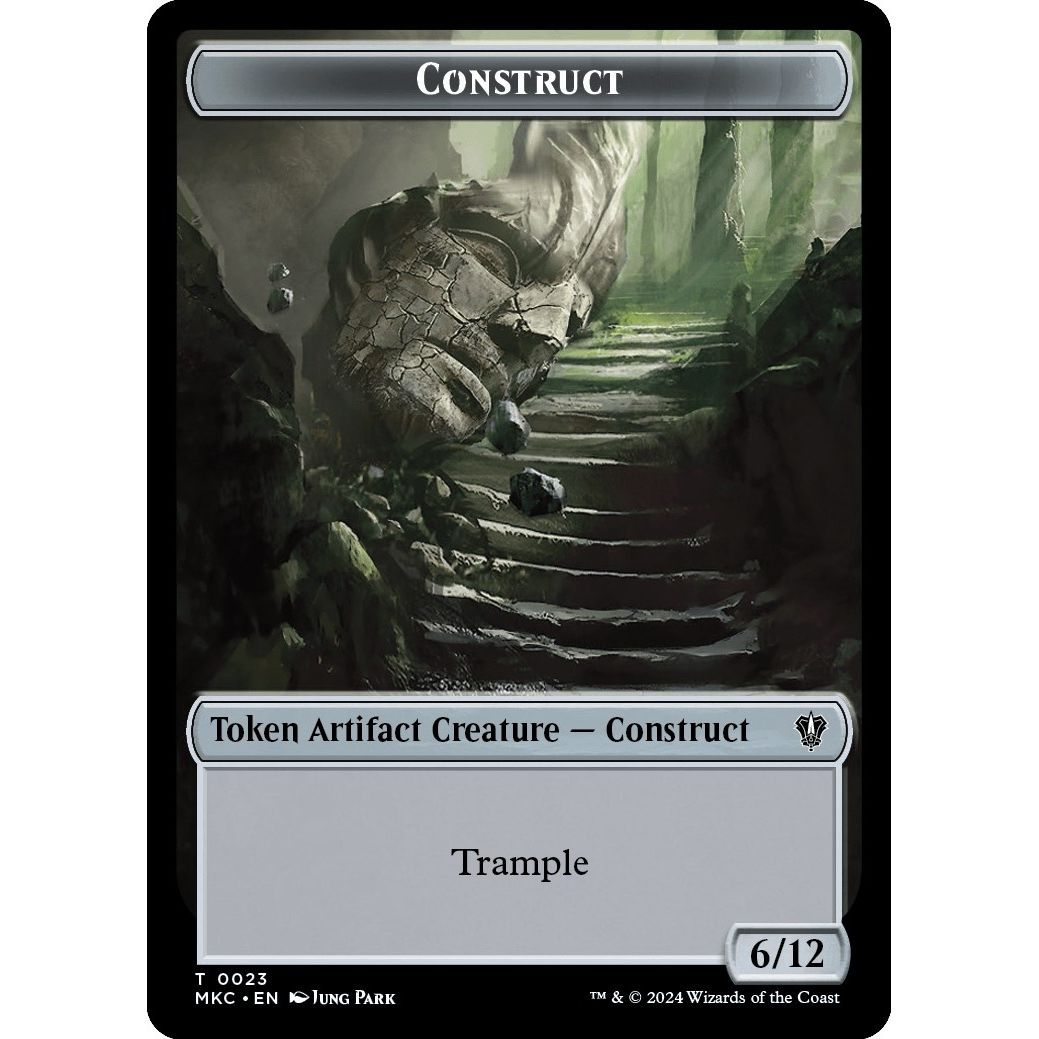 Image for Construct // Soldier Double-Sided Token (23 // 3) (MKC) - Magic: The Gathering