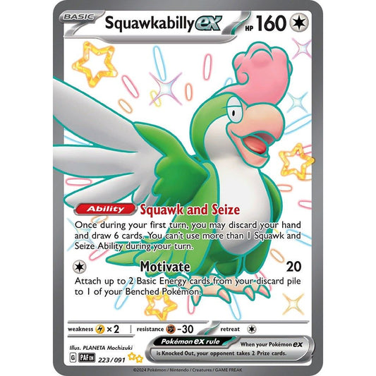 Image for Squawkabilly ex (223/091) (PAF) - Pokemon