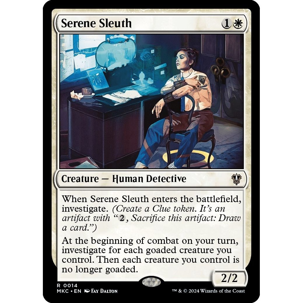 Image for Serene Sleuth (14) (MKC) - Magic: The Gathering