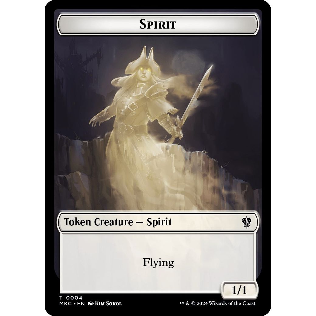 Image for Spirit // Phyrexian Germ Double-Sided Token (4 // 10) (MKC) - Magic: The Gathering