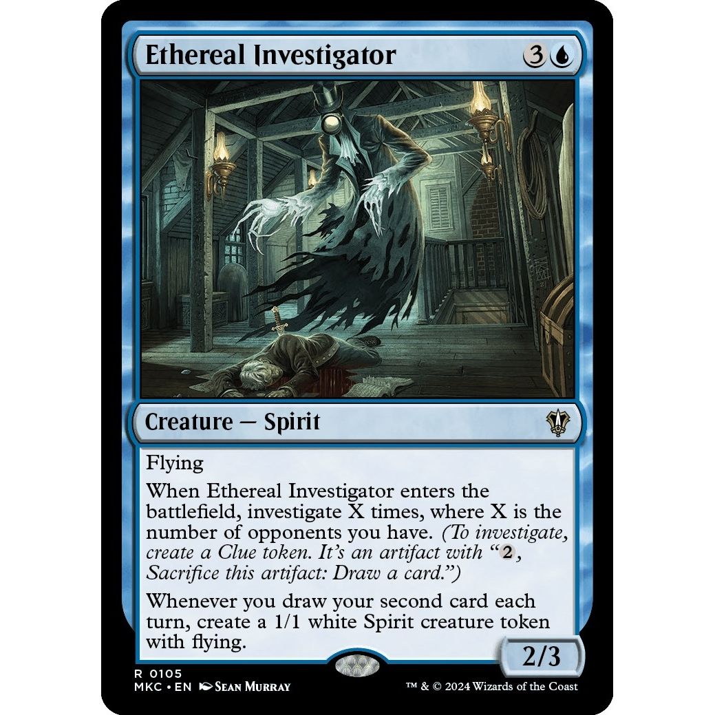 Image for Ethereal Investigator (105) (MKC) - Magic: The Gathering