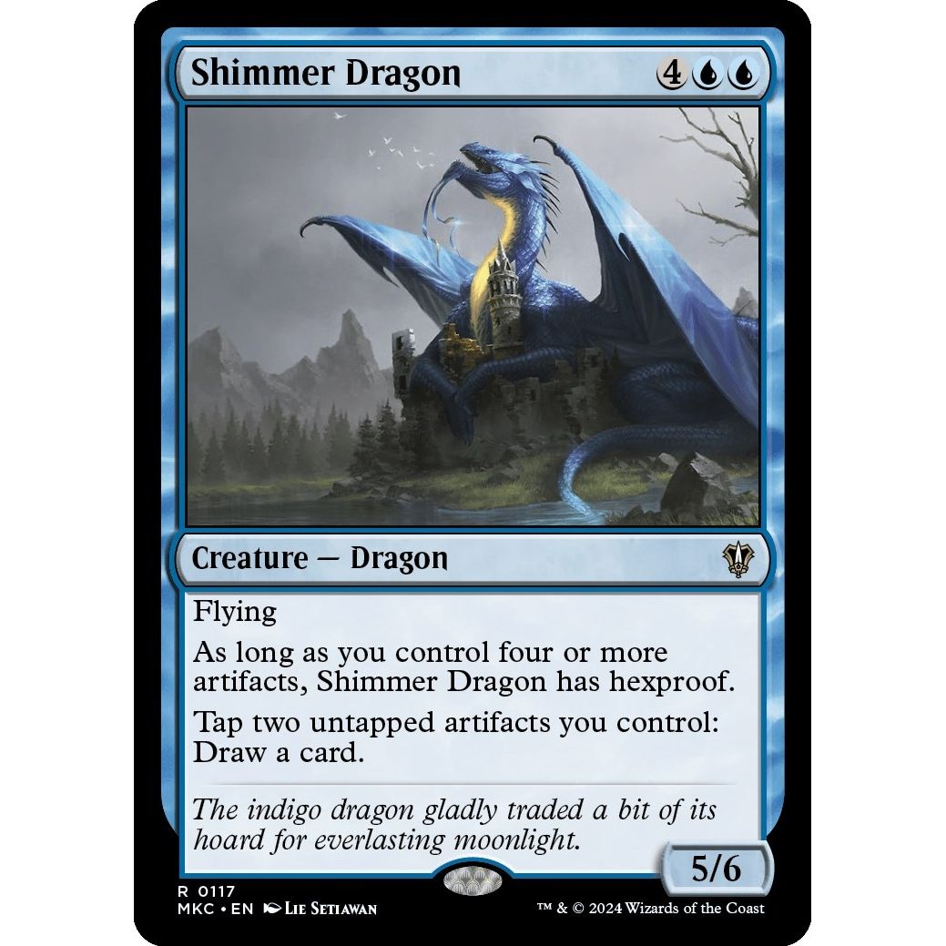 Image for Shimmer Dragon (117) (MKC) - Magic: The Gathering