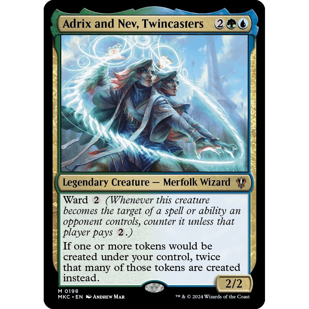 Image for Adrix and Nev, Twincasters (198) (MKC) - Magic: The Gathering
