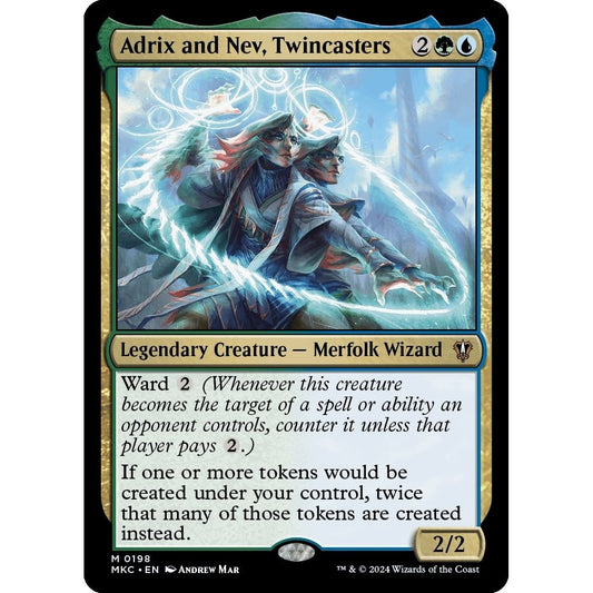 Image for Adrix and Nev, Twincasters (198) (MKC) - Magic: The Gathering