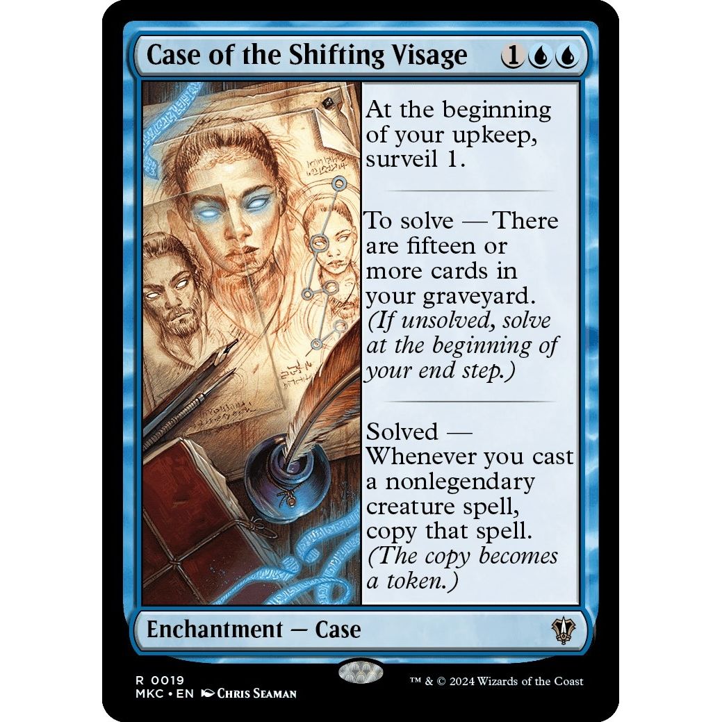 Image for Case of the Shifting Visage (19) (MKC) - Magic: The Gathering