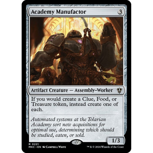 Image for Academy Manufactor (221) (MKC) - Magic: The Gathering