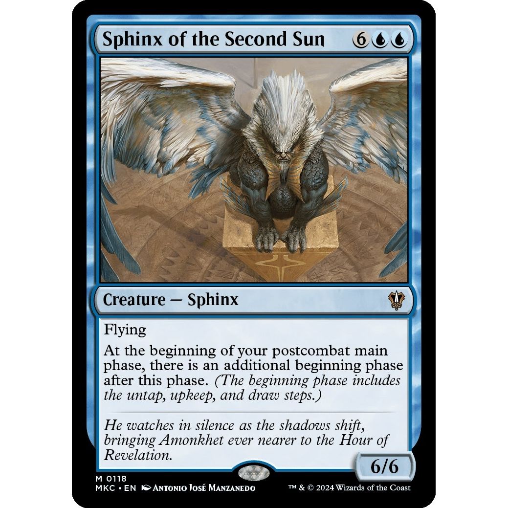 Image for Sphinx of the Second Sun (118) (MKC) - Magic: The Gathering
