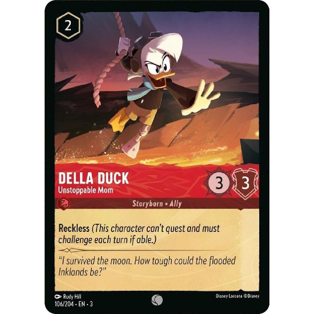 Image for Della Duck - Unstoppable Mom (106/204) (3) - Disney Lorcana