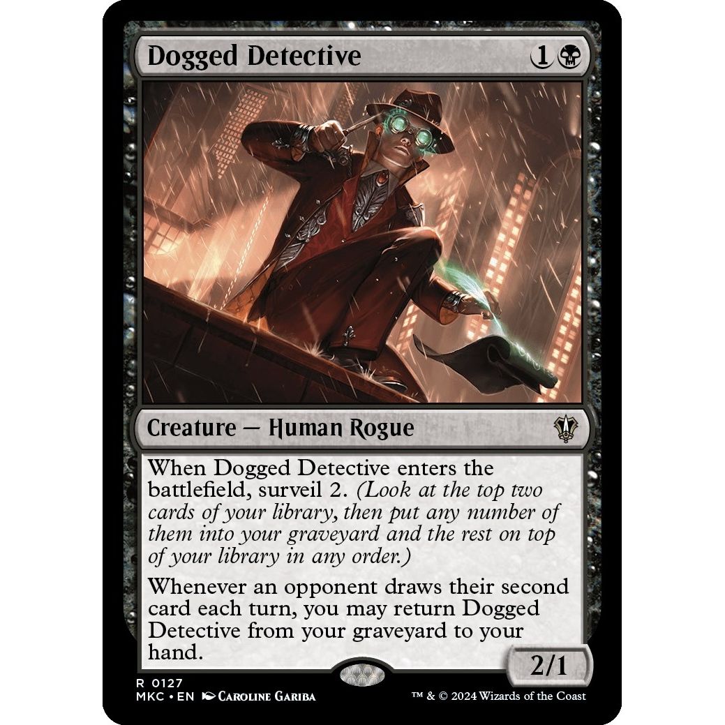 Image for Dogged Detective (127) (MKC) - Magic: The Gathering