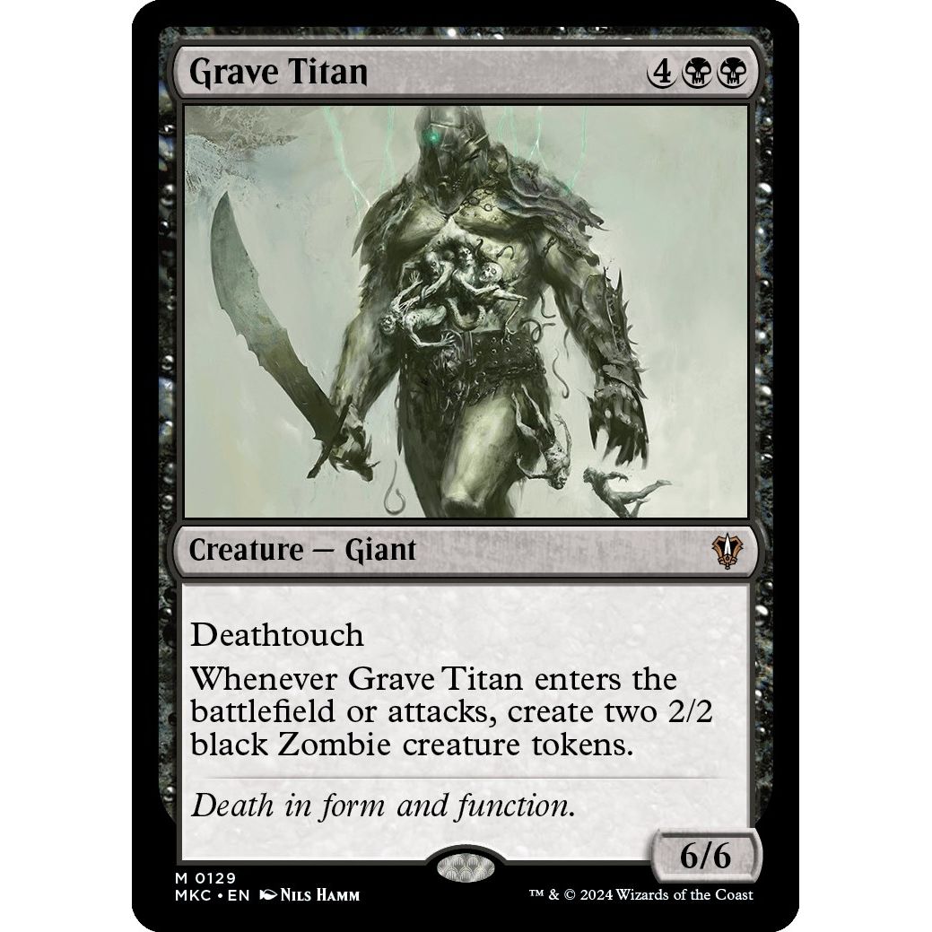 Image for Grave Titan (129) (MKC) - Magic: The Gathering