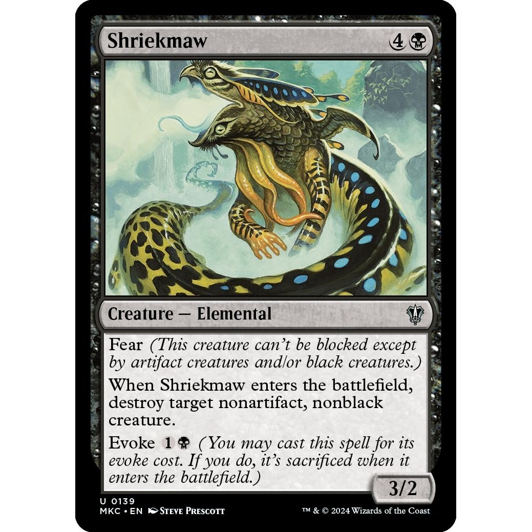 Image for Shriekmaw (139) (MKC) - Magic: The Gathering