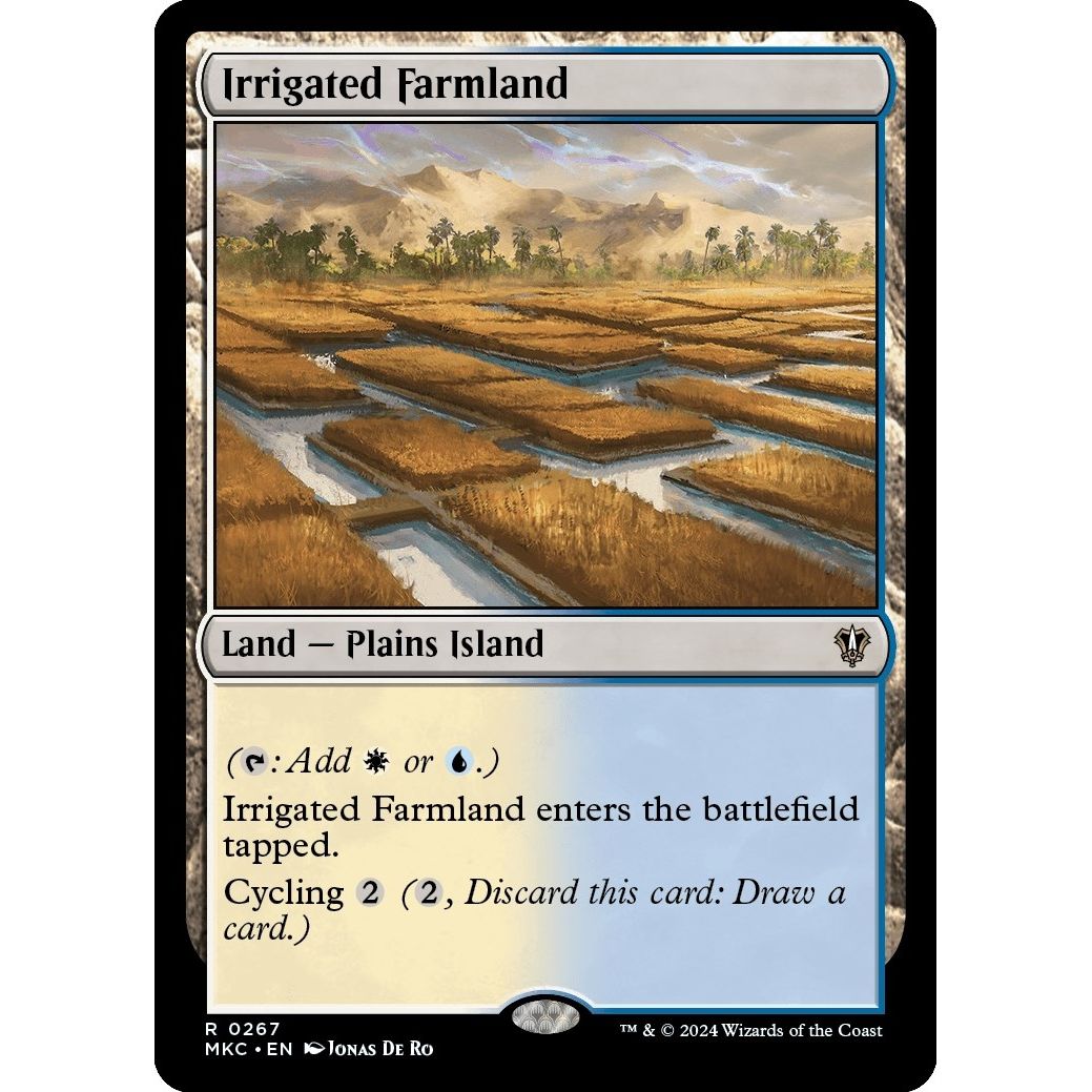 Image for Irrigated Farmland (267) (MKC) - Magic: The Gathering