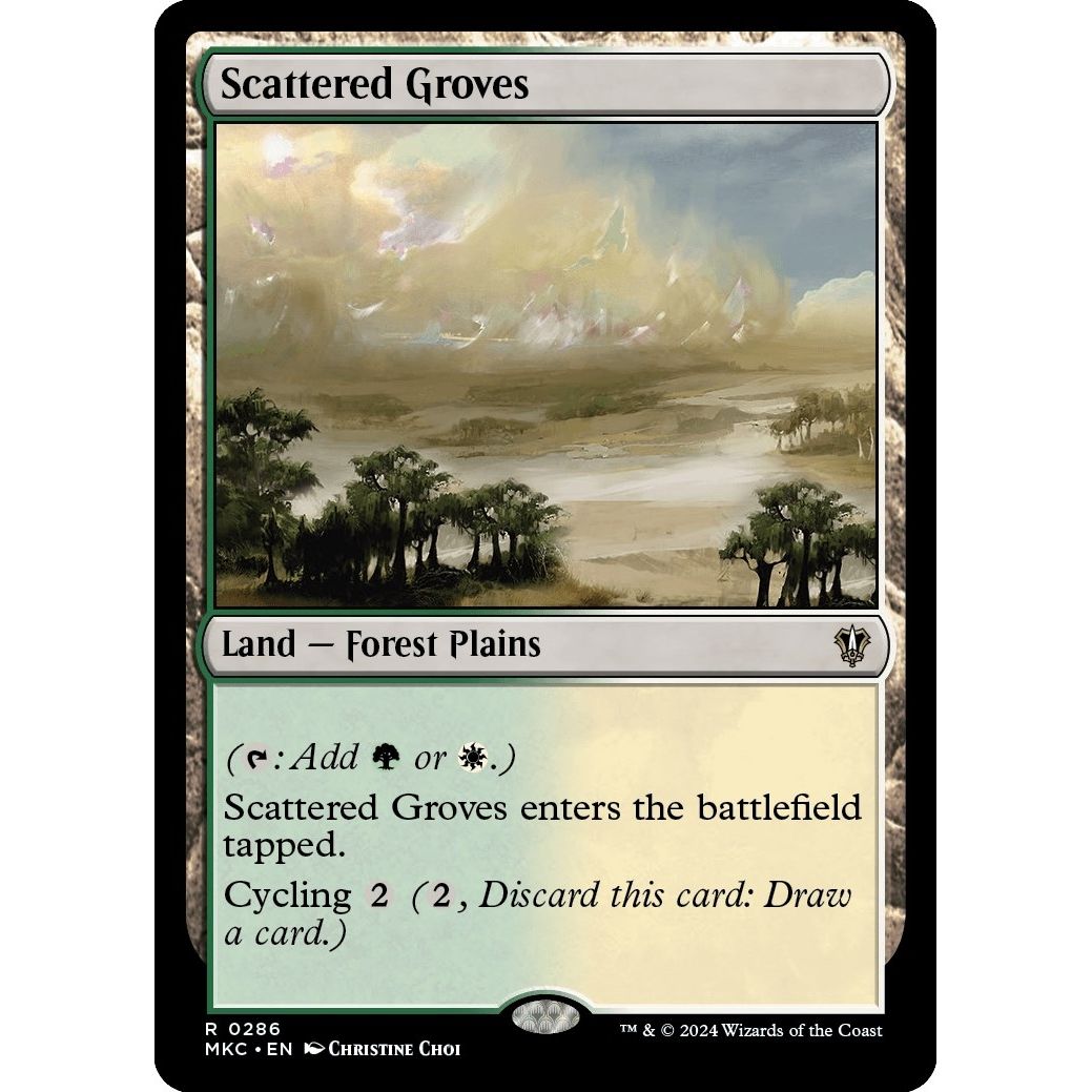 Image for Scattered Groves (286) (MKC) - Magic: The Gathering