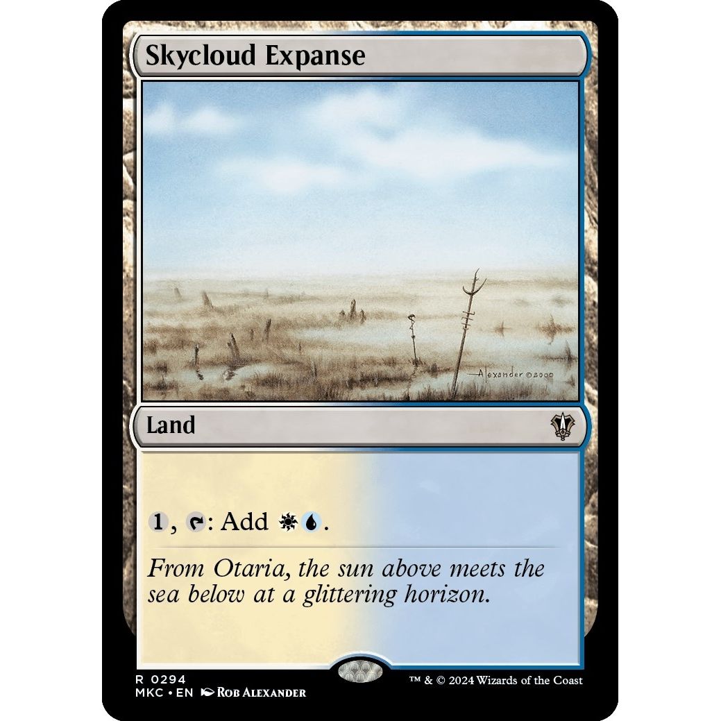 Image for Skycloud Expanse (294) (MKC) - Magic: The Gathering