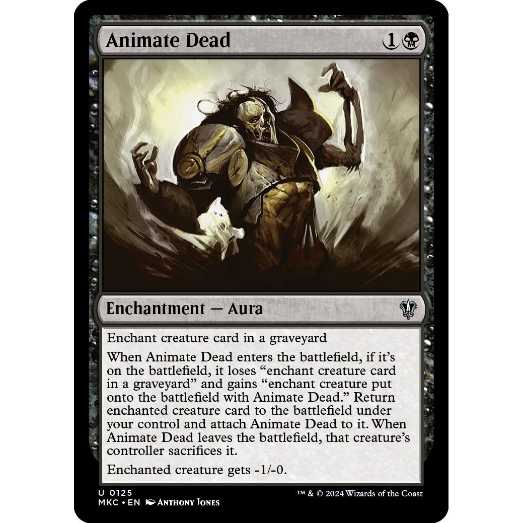 Image for Animate Dead (125) (MKC) - Magic: The Gathering