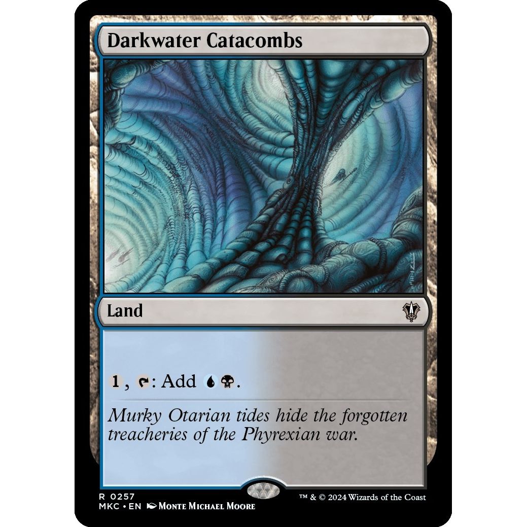 Image for Darkwater Catacombs (257) (MKC) - Magic: The Gathering