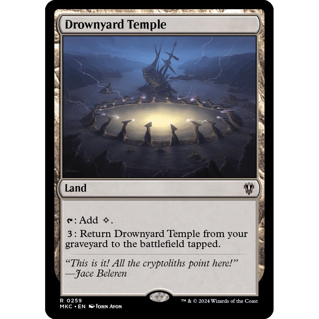 Image for Drownyard Temple (259) (MKC) - Magic: The Gathering