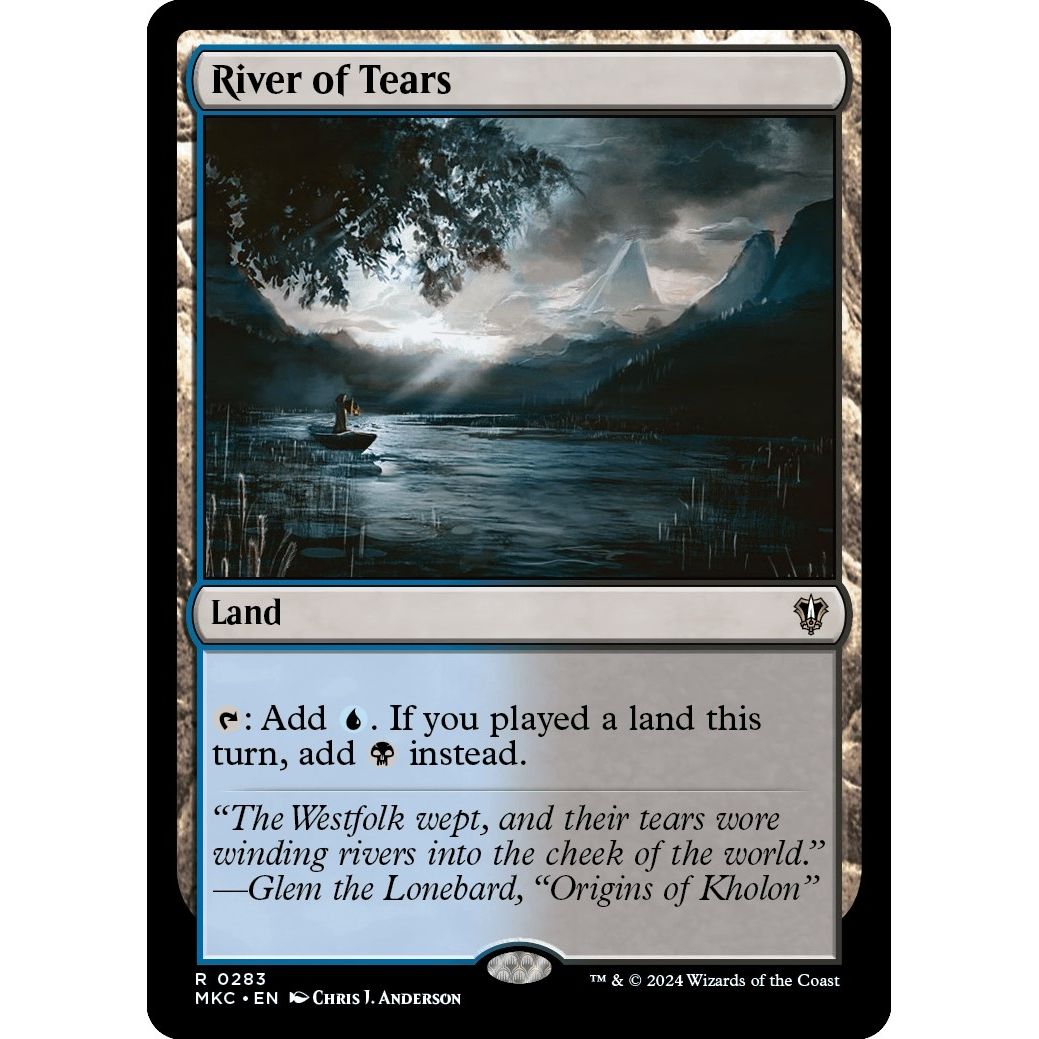 Image for River of Tears (283) (MKC) - Magic: The Gathering