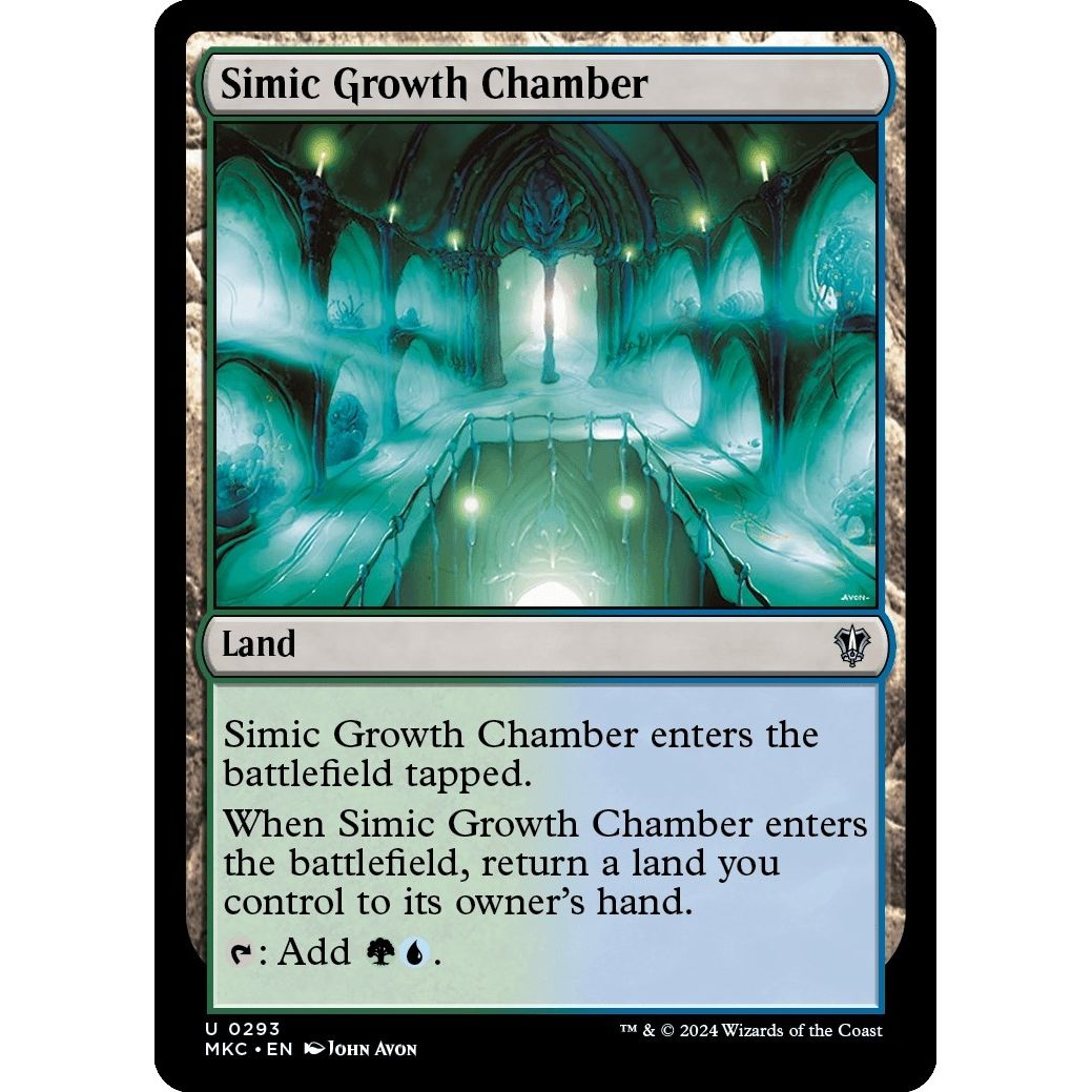 Image for Simic Growth Chamber (293) (MKC) - Magic: The Gathering