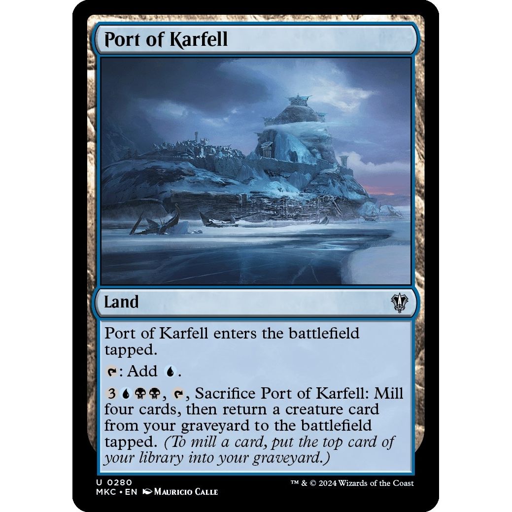 Image for Port of Karfell (280) (MKC) - Magic: The Gathering