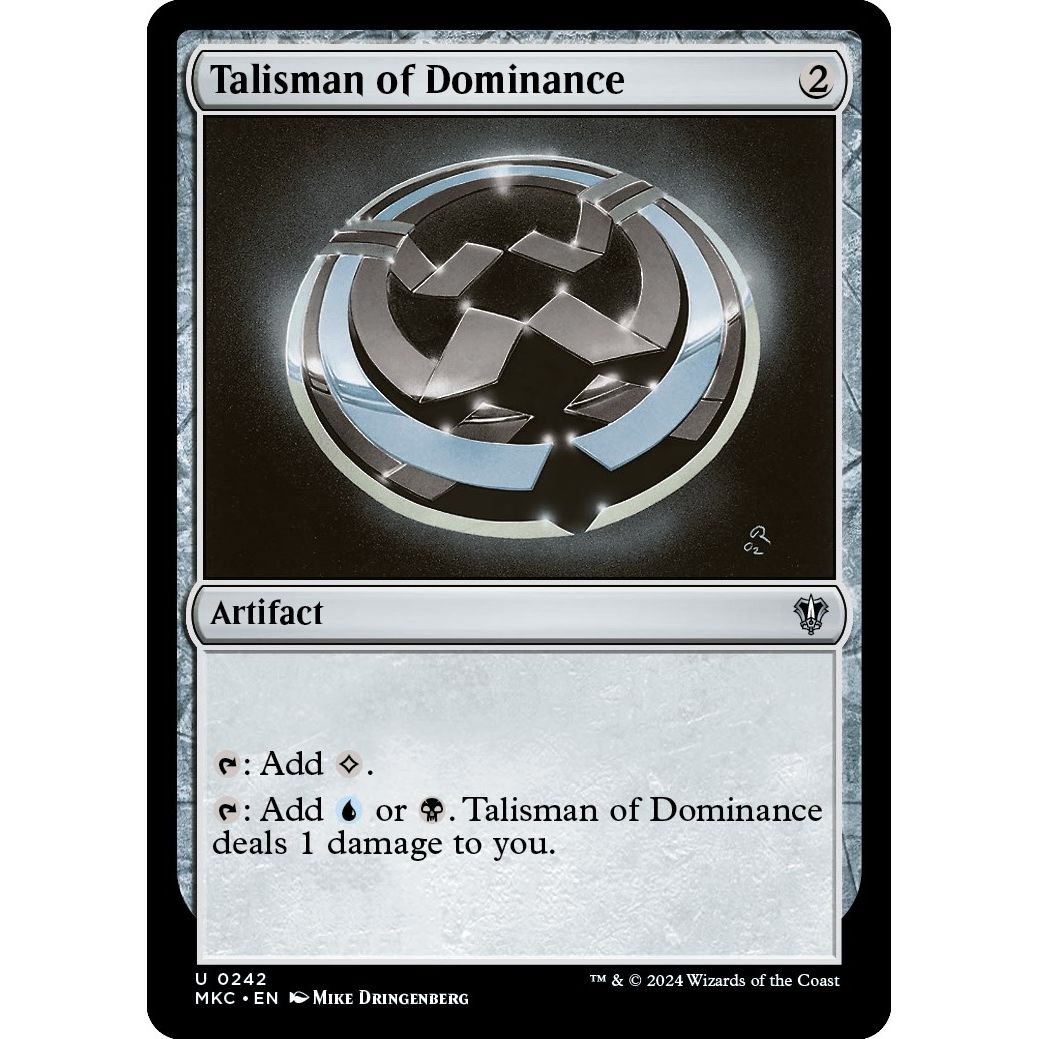 Image for Talisman of Dominance (242) (MKC) - Magic: The Gathering