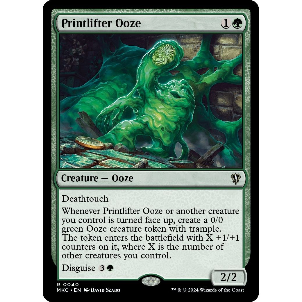 Image for Printlifter Ooze (40) (MKC) - Magic: The Gathering