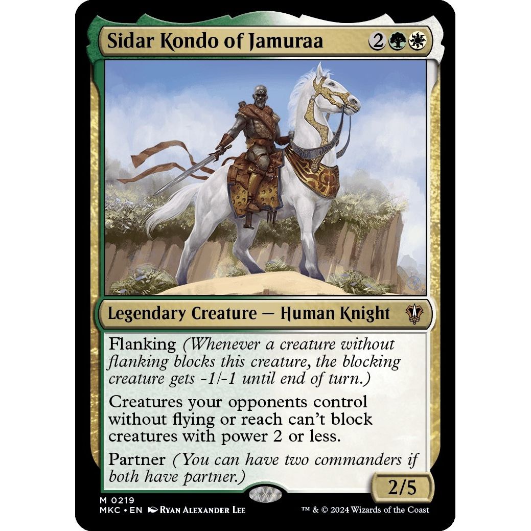Image for Sidar Kondo of Jamuraa (219) (MKC) - Magic: The Gathering