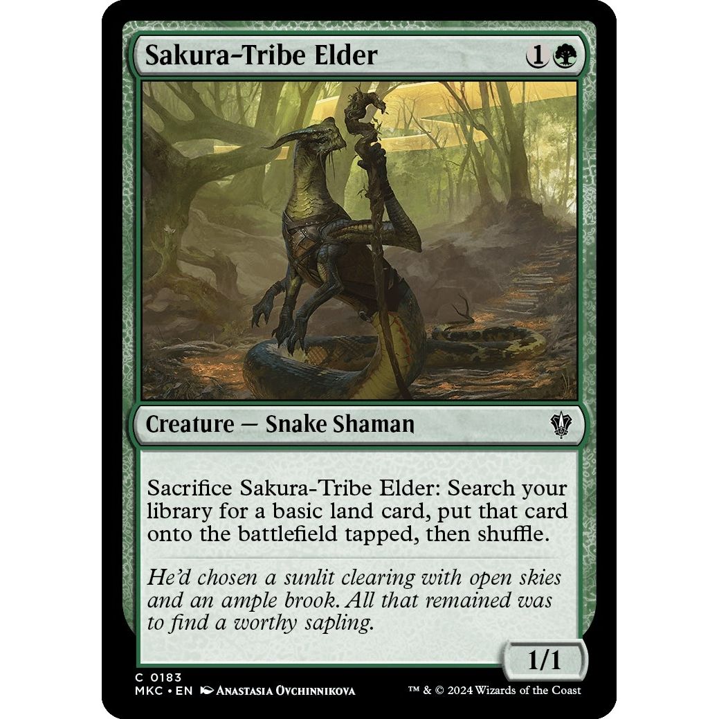 Image for Sakura-Tribe Elder (183) (MKC) - Magic: The Gathering