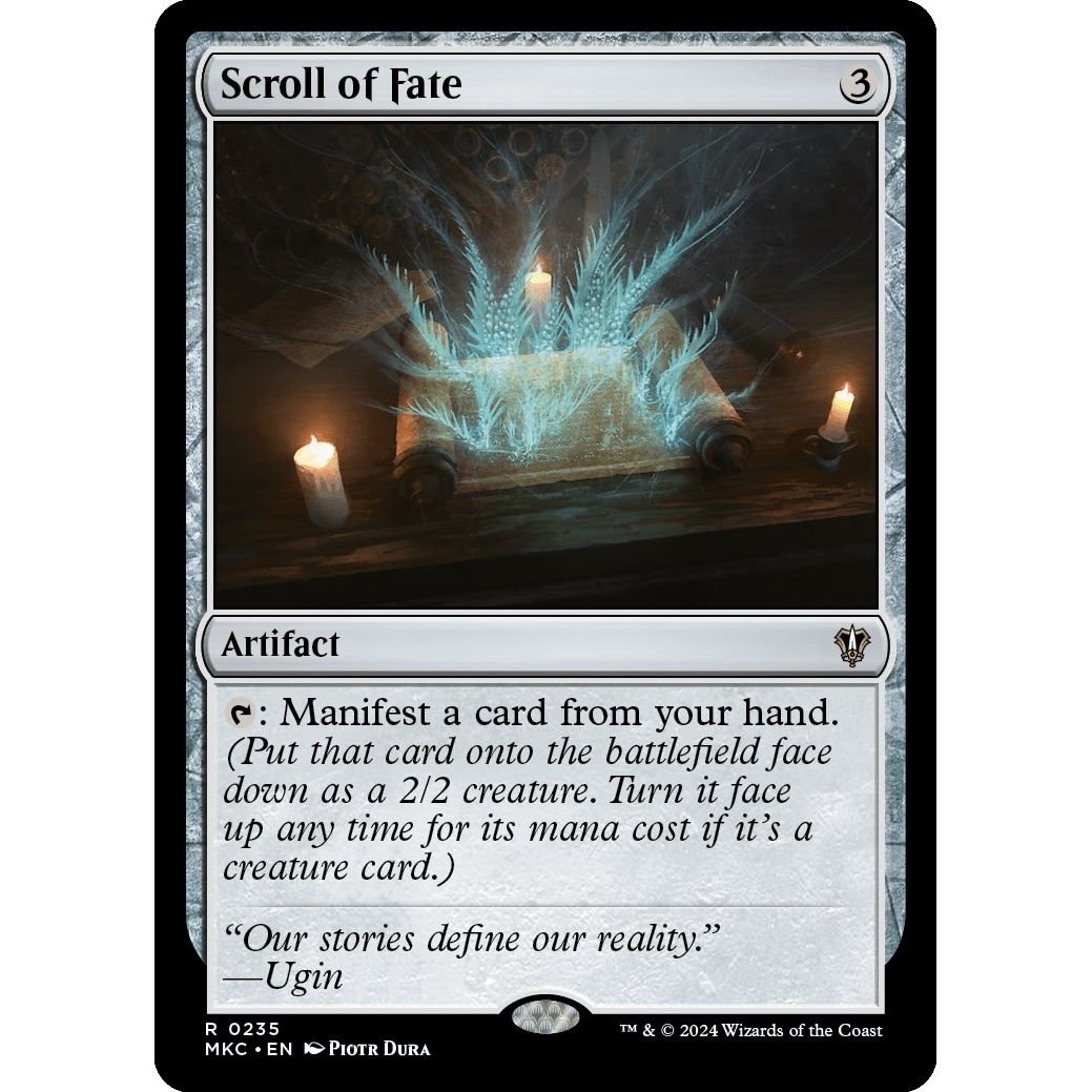 Image for Scroll of Fate (235) (MKC) - Magic: The Gathering