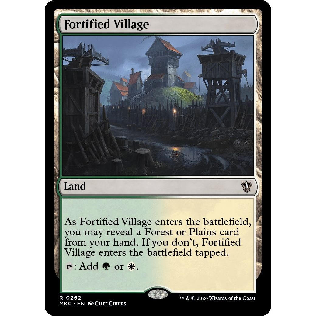 Image for Fortified Village (262) (MKC) - Magic: The Gathering