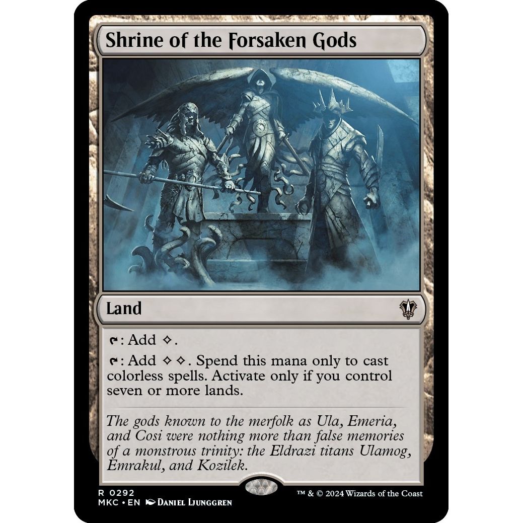 Image for Shrine of the Forsaken Gods (292) (MKC) - Magic: The Gathering