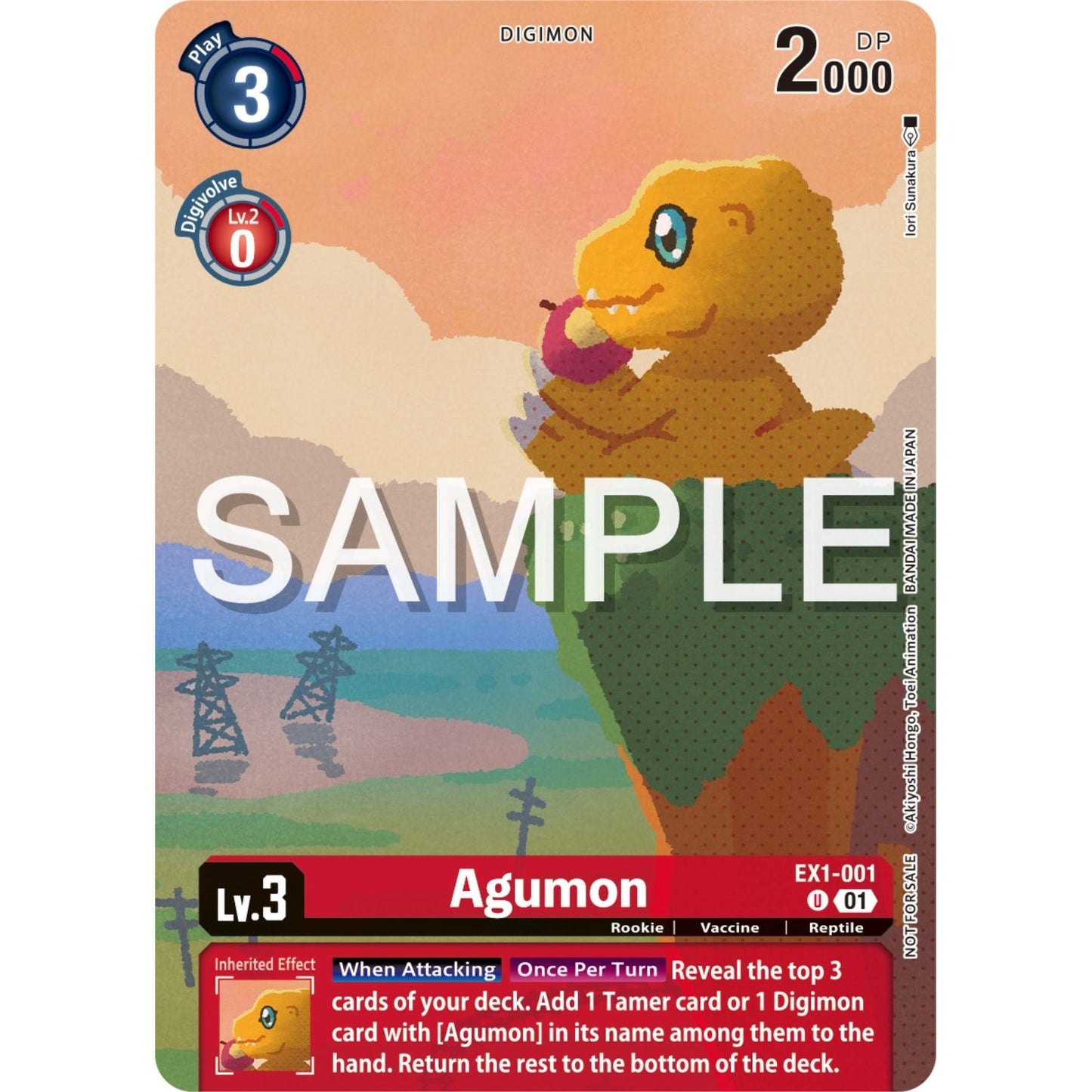Image for Agumon (Digimon Illustration Competition Pack 2023) (EX1-001 U) (EX01) - Digimon Card Game