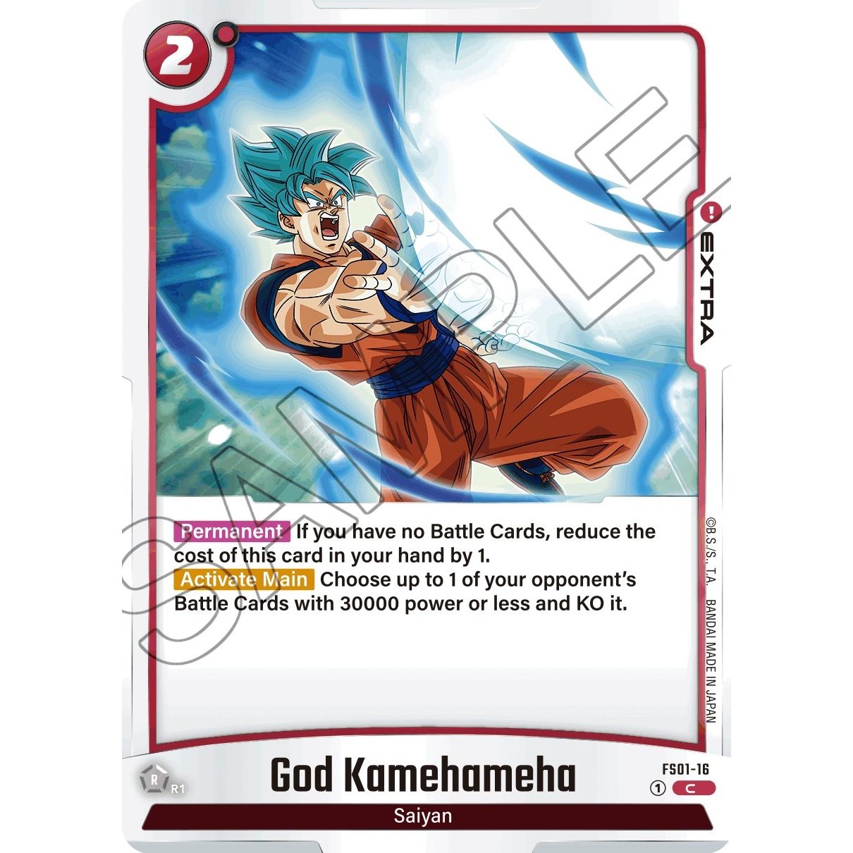 Image for God Kamehameha (FS01-16) (FS01) - Dragon Ball Super: Fusion World