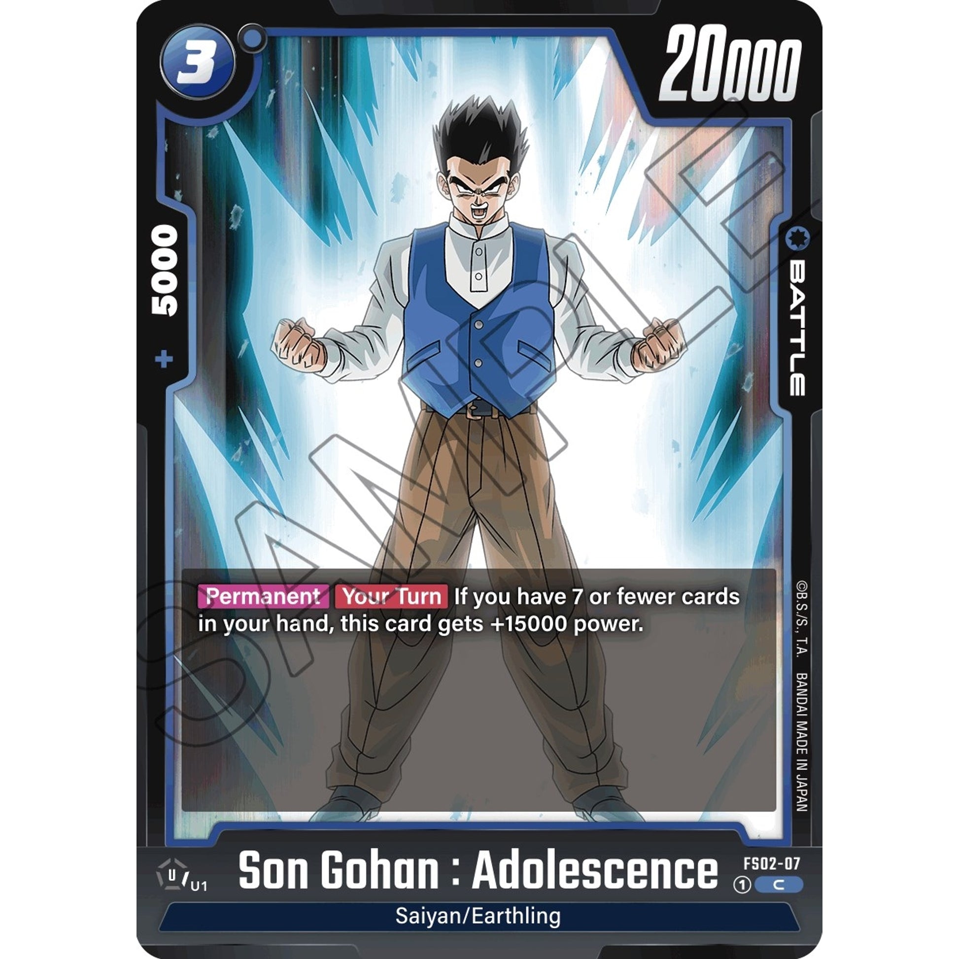Image for Son Gohan : Adolescence (FS02-07) (FS02) - Dragon Ball Super: Fusion World