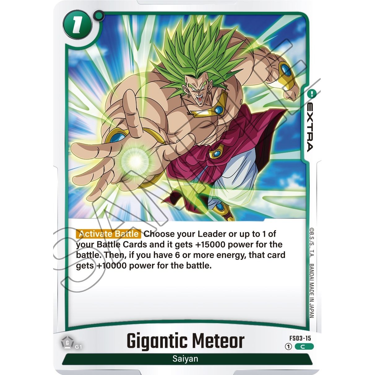 Image for Gigantic Meteor (FS03-15) (FS03) - Dragon Ball Super: Fusion World