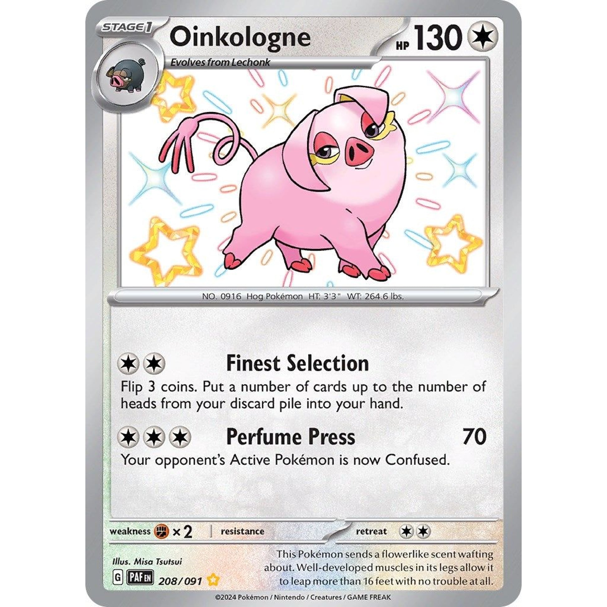 Image for Oinkologne (208/091) (PAF) - Pokemon