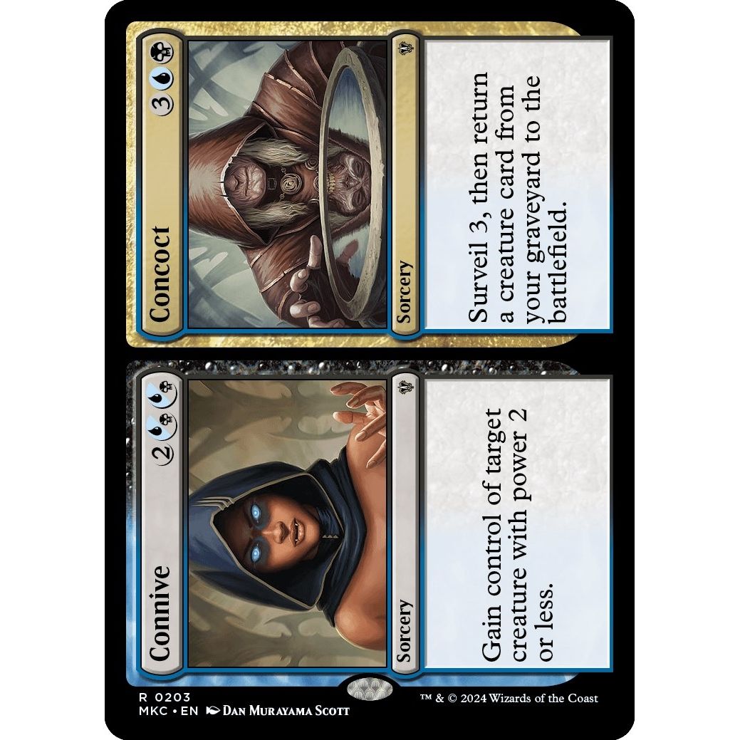 Image for Connive // Concoct (203) (MKC) - Magic: The Gathering