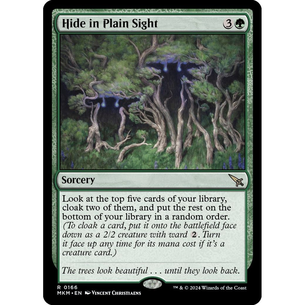 Image for Hide in Plain Sight (166) (MKM) - Magic: The Gathering