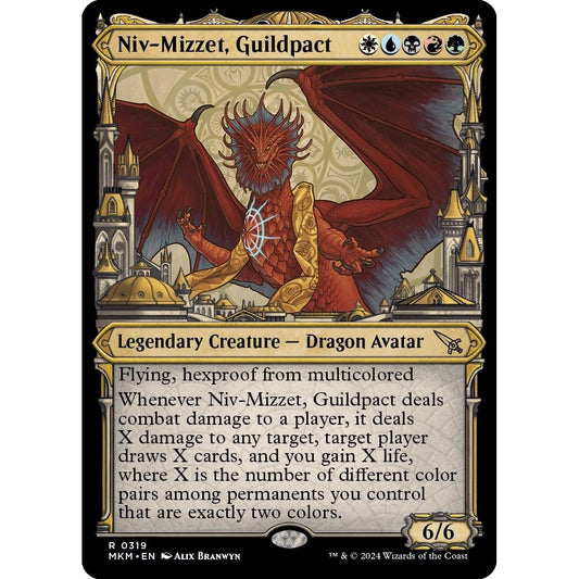 Image for Niv-Mizzet, Guildpact (Showcase) (319) (319) (MKM) - Magic: The Gathering